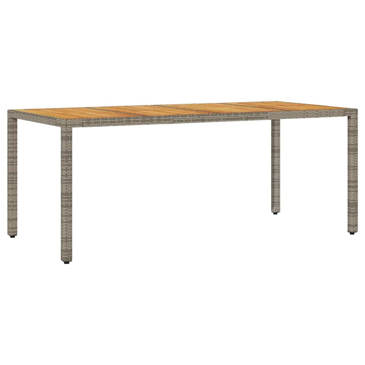 Have Spisebordssæt 9 pcs Grå polyrattan