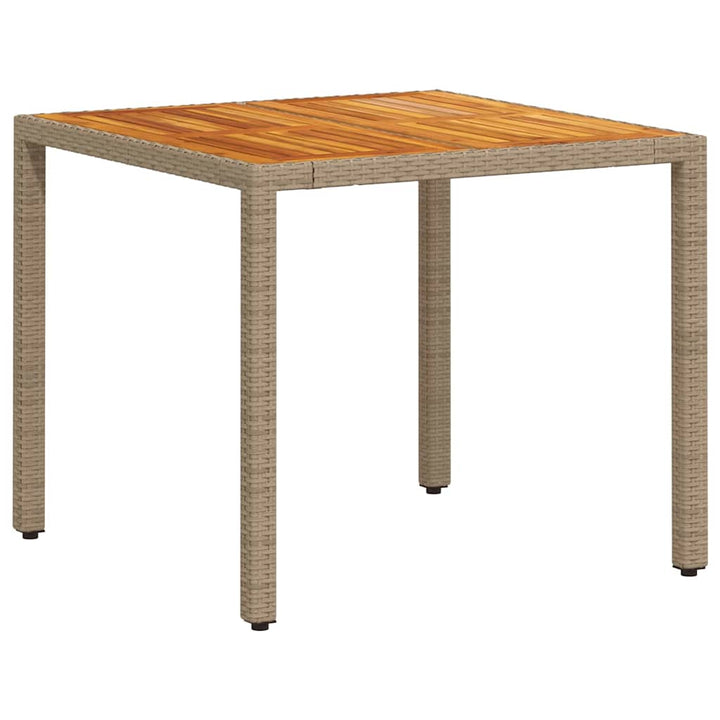 Have Spisebordssæt 3 pcs Beige polyrattan