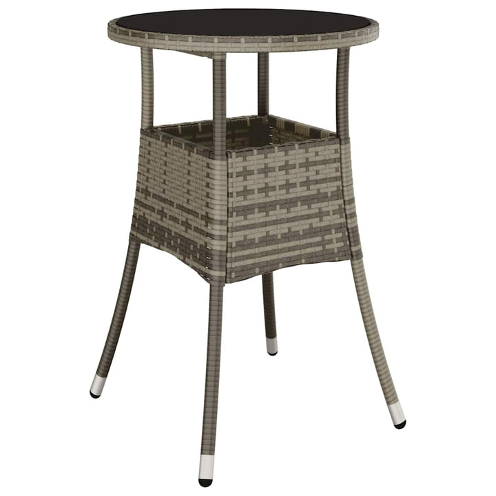 Have Spisebordssæt 5 pcs Grå polyrattan