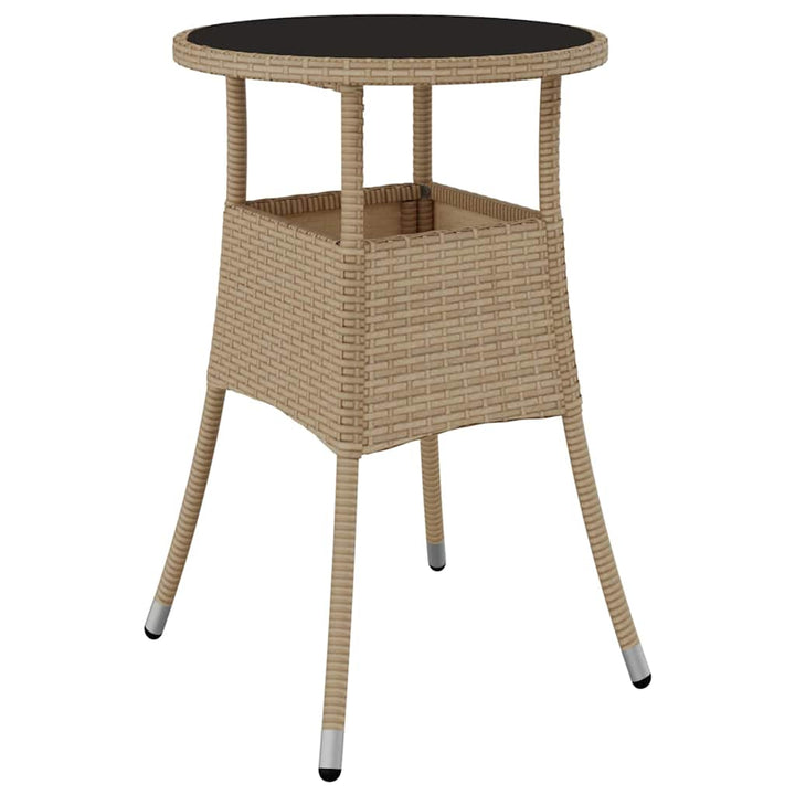 Have Spisebordssæt 5 pcs Beige polyrattan