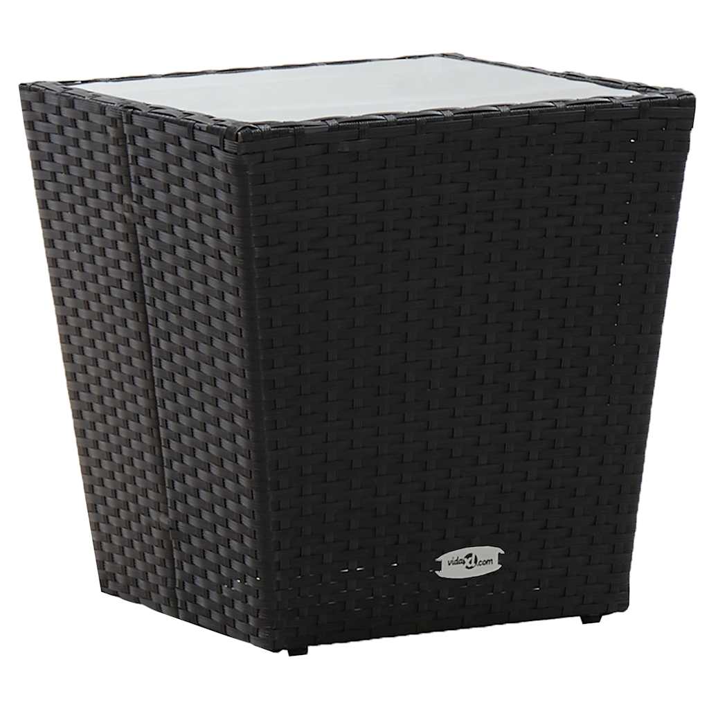 Have Bistro Sæt 3 stk. Sort polyrattan
