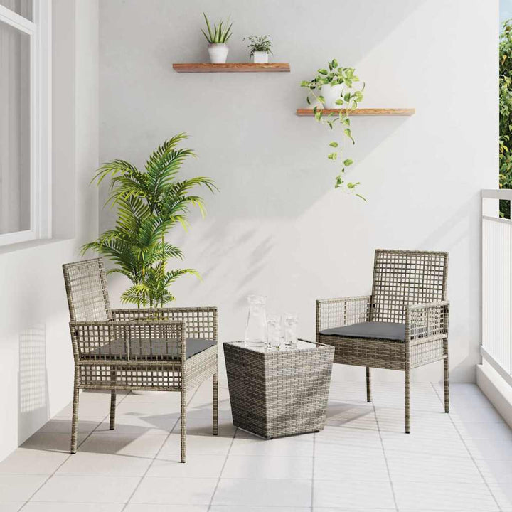 Have Bistro Sæt 3 pcs Grå polyrattan