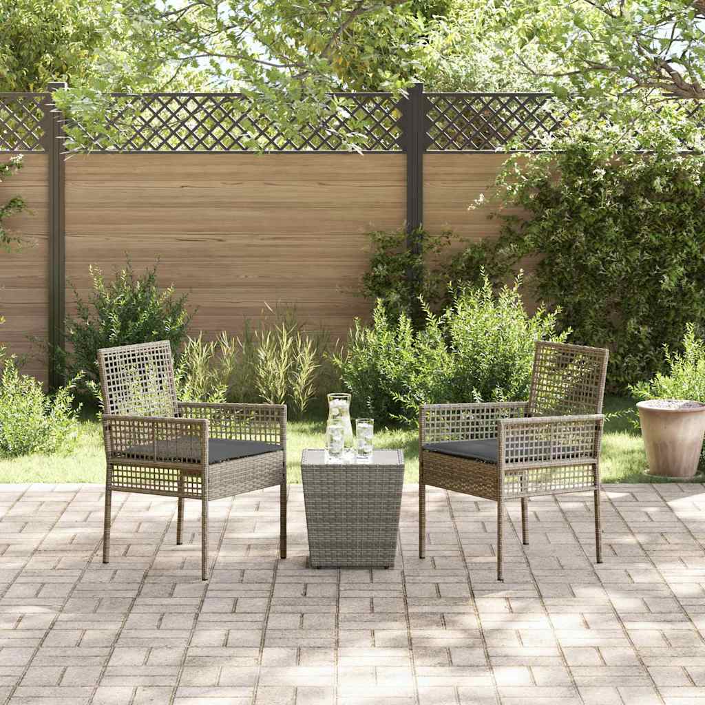 Have Bistro Sæt 3 pcs Grå polyrattan