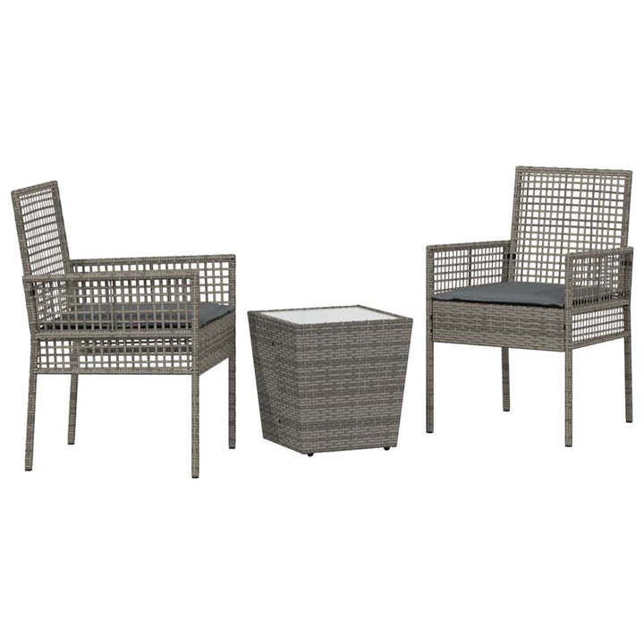 Have Bistro Sæt 3 pcs Grå polyrattan