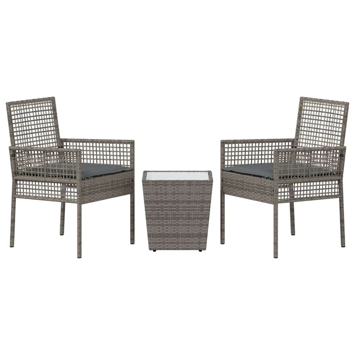 Have Bistro Sæt 3 pcs Grå polyrattan