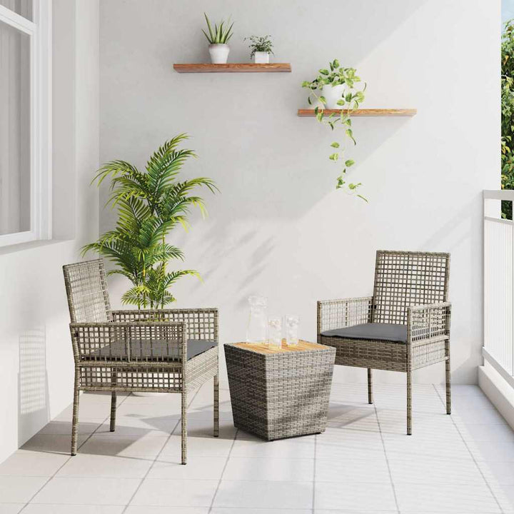 Have Bistro Sæt 3 pcs Grå polyrattan
