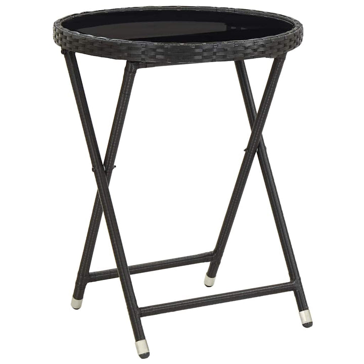 Have Bistro Sæt 3 pcs Sort polyrattan