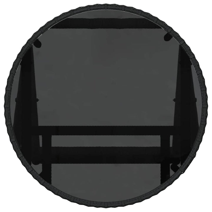 Have Bistro Sæt 3 pcs Sort polyrattan