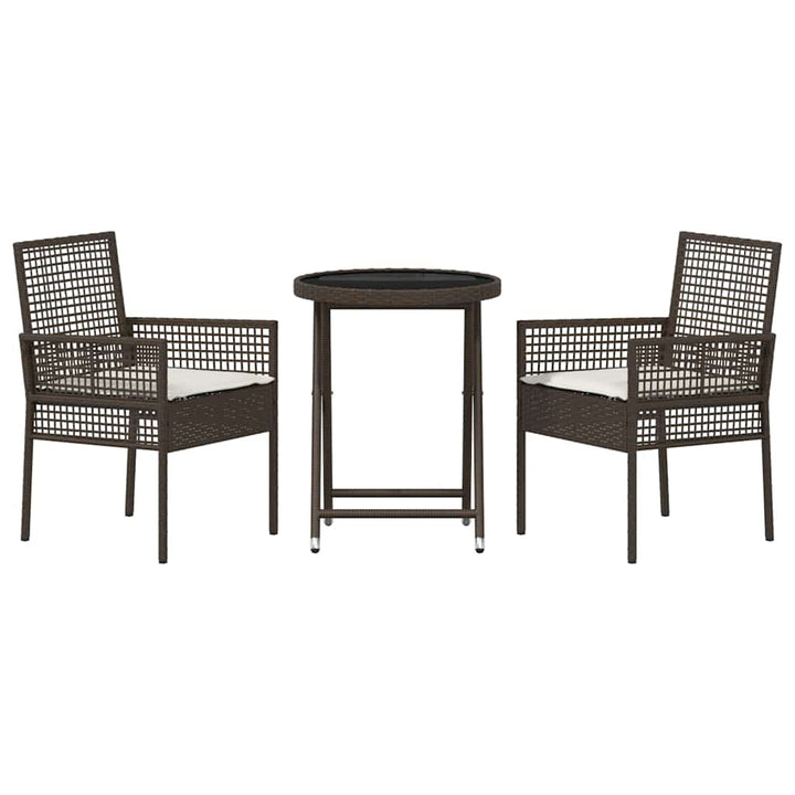 Have Bistro Sæt 3 pcs Brun polyrattan