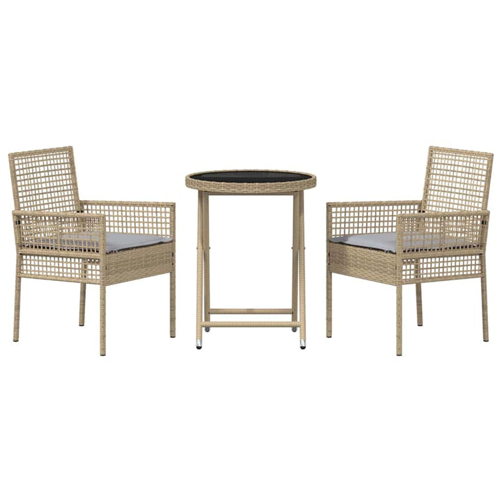 Have Bistro Sæt 3 pcs Beige polyrattan