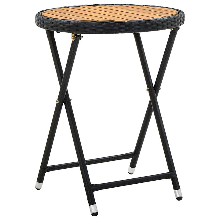 Have Bistro Sæt 3 pcs Sort polyrattan