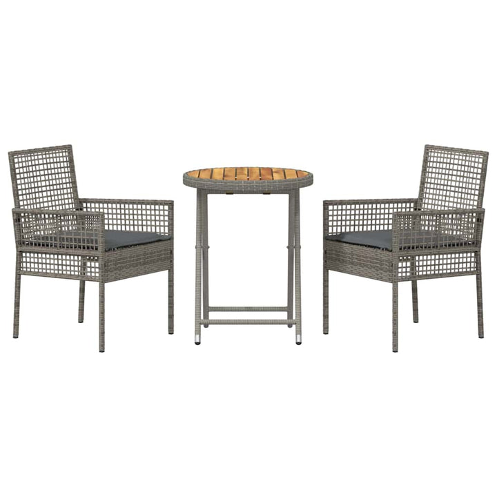 Have Bistro Sæt 3 pcs Grå polyrattan