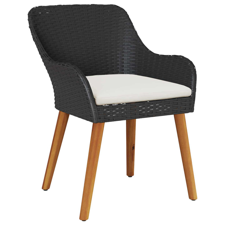 Have Stol 2 stk. Sort polyrattan