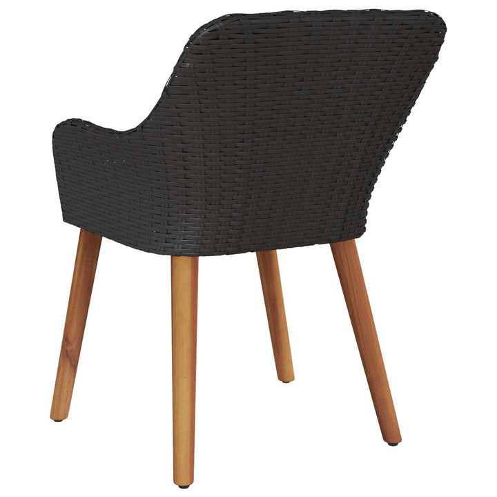 Have Stol 2 stk. Sort polyrattan