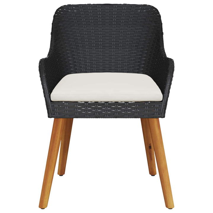 Have Stol 2 stk. Sort polyrattan