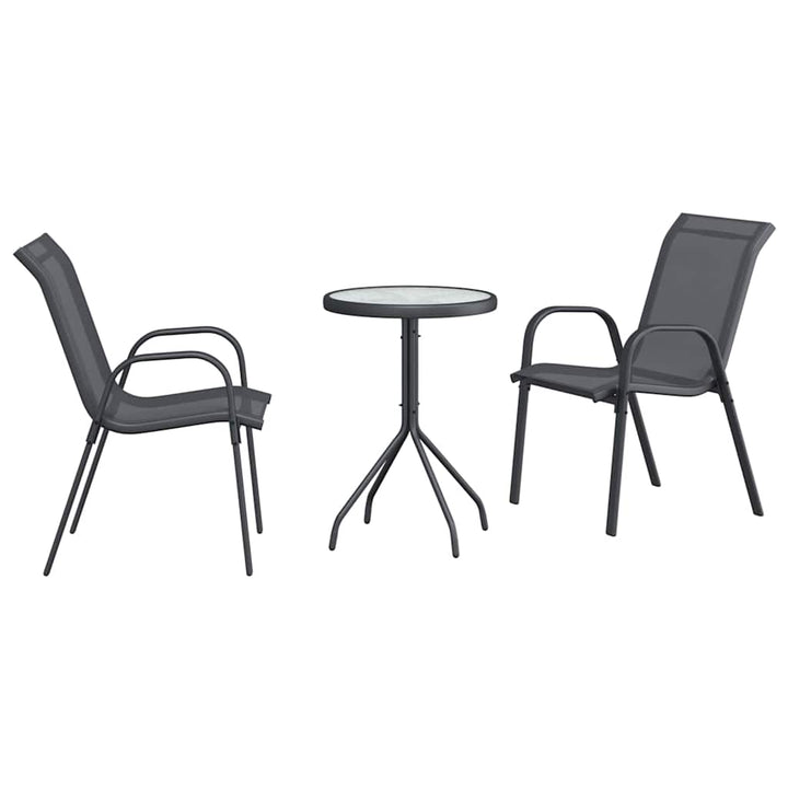 Have Bistro Sæt 3 pcs Grå Stål
