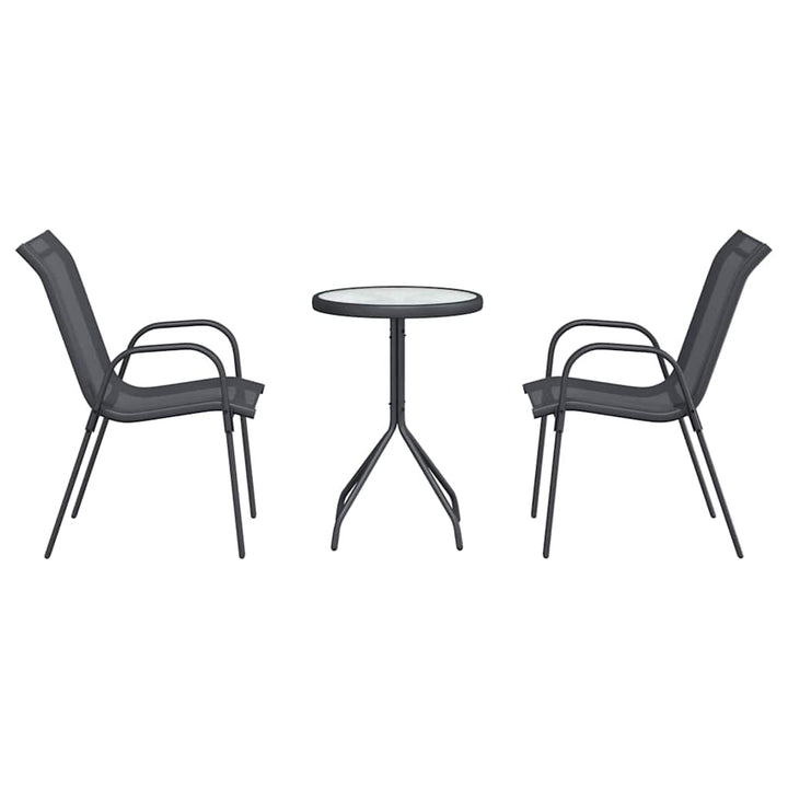 Have Bistro Sæt 3 pcs Grå Stål