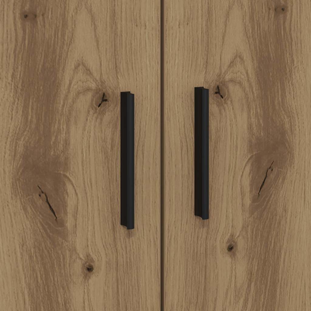Sengestel med dør Artisan Egetræ 100 x 200 cm Konstrueret træ