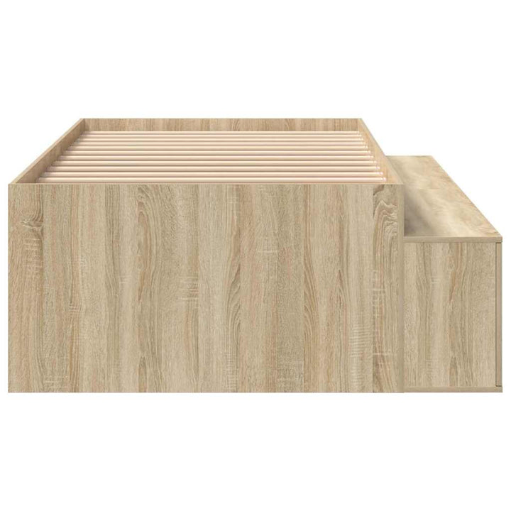 Sengestel med skuffe Sonoma eg 90 x 190 cm Konstrueret træ