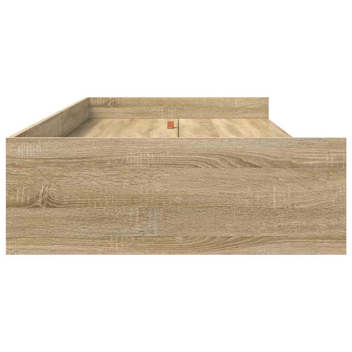 Sengestel med skuffe Sonoma eg 80 x 200 cm Konstrueret træ