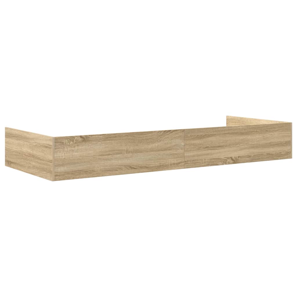 Sengestel med skuffe Sonoma eg 90 x 190 cm Konstrueret træ