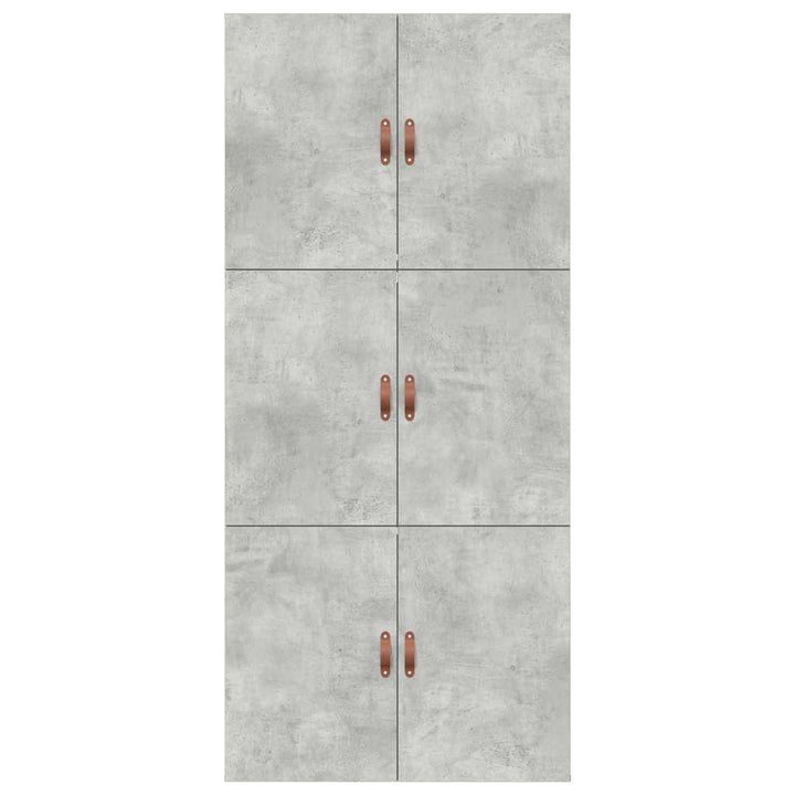 Seng med opbevaring Beton Grå 100 x 200 cm Konstrueret træ