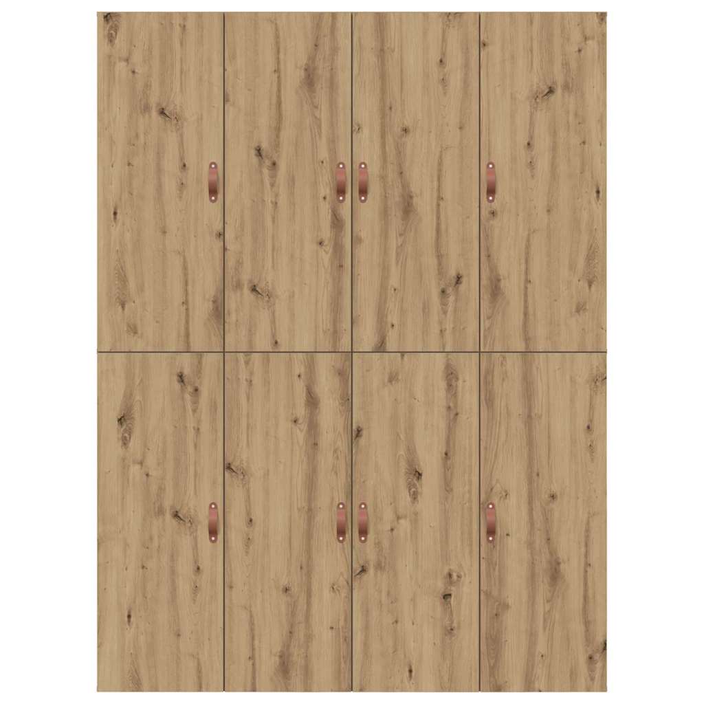 Seng med opbevaring Artisan Egetræ 150 x 200 cm Konstrueret træ