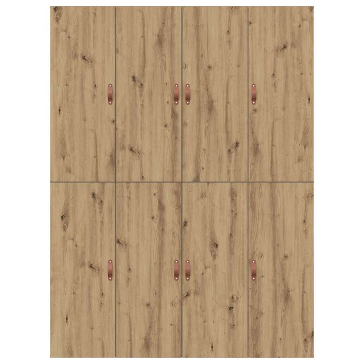Seng med opbevaring Artisan Egetræ 150 x 200 cm Konstrueret træ