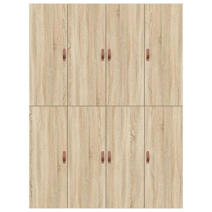 Seng med opbevaring Sonoma eg 140 x 190 cm Konstrueret træ