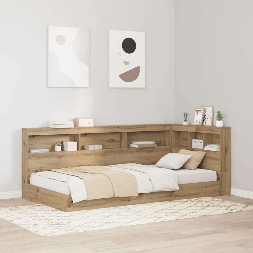 Opbevaringshovedgavl Artisan Egetræ 80 cm Konstrueret træ