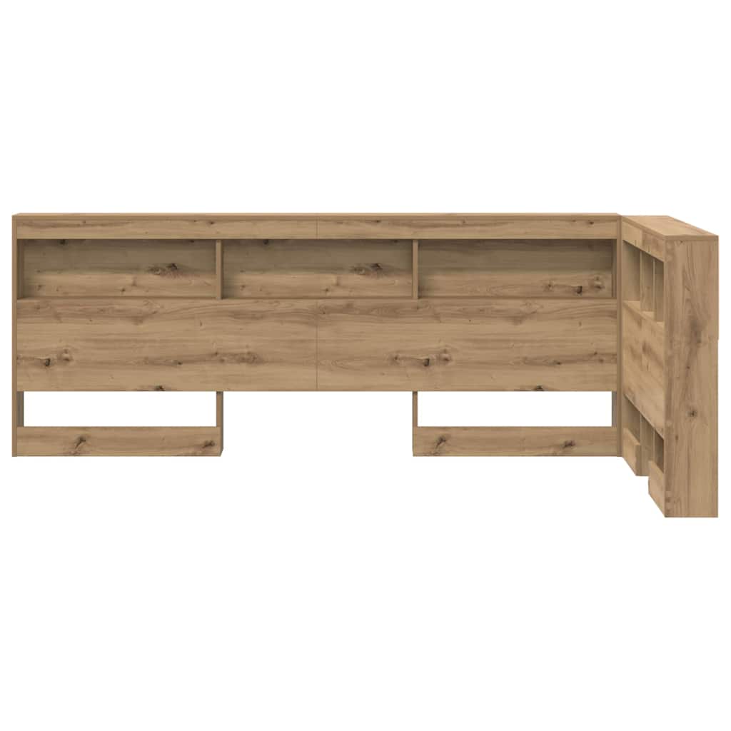 Opbevaringshovedgavl Artisan Egetræ 80 cm Konstrueret træ