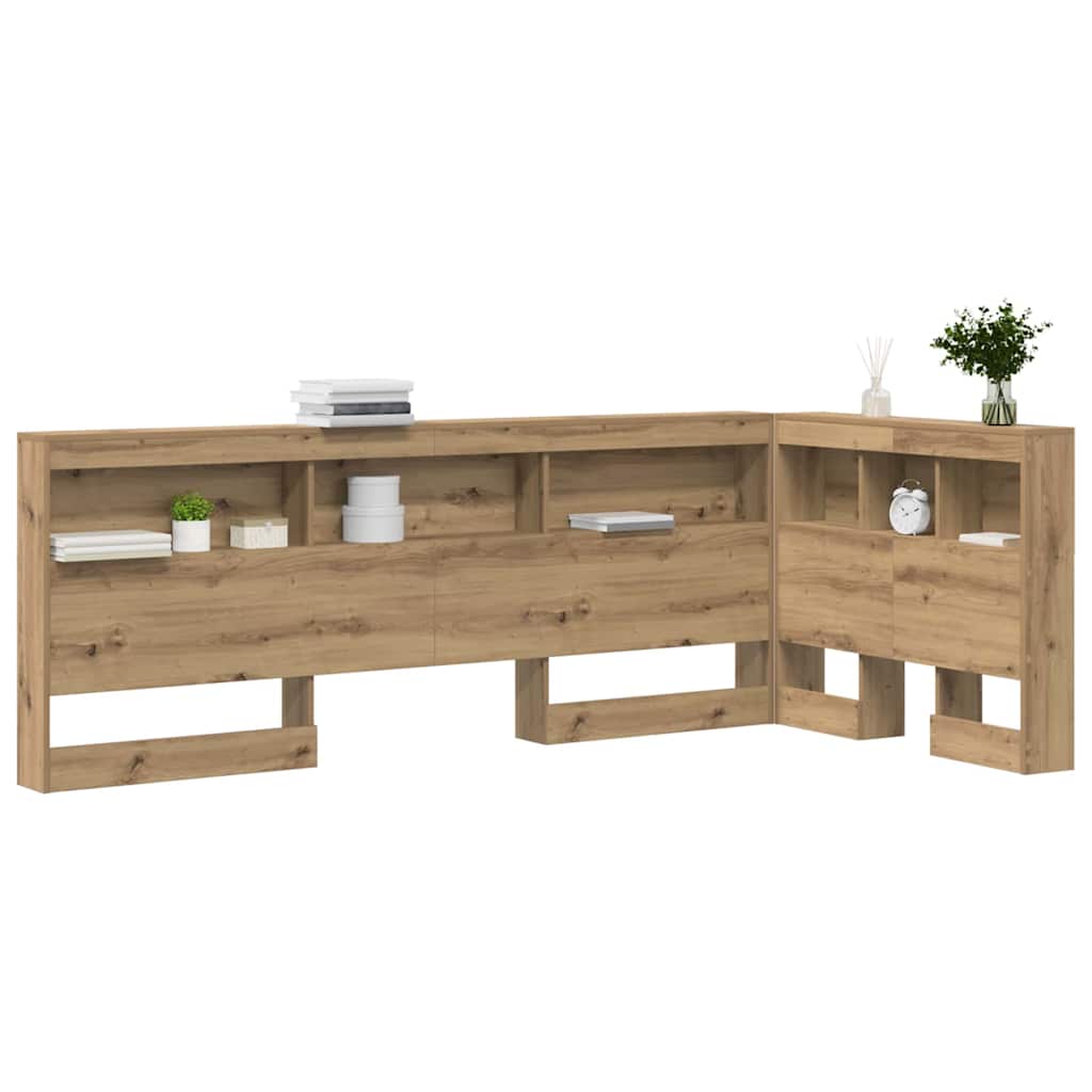 Opbevaringshovedgavl Artisan Egetræ 80 cm Konstrueret træ