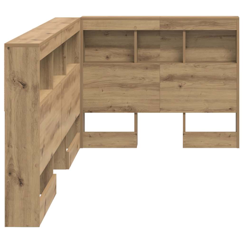 Opbevaringshovedgavl Artisan Egetræ 80 cm Konstrueret træ