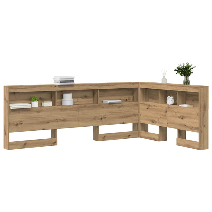 Opbevaringshovedgavl Artisan Egetræ 120 cm Konstrueret træ