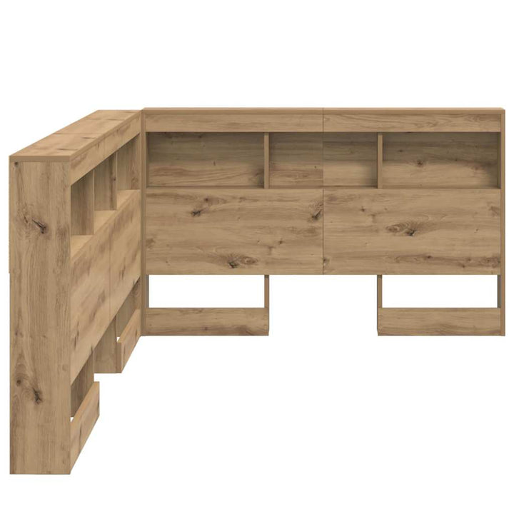 Opbevaringshovedgavl Artisan Egetræ 120 cm Konstrueret træ