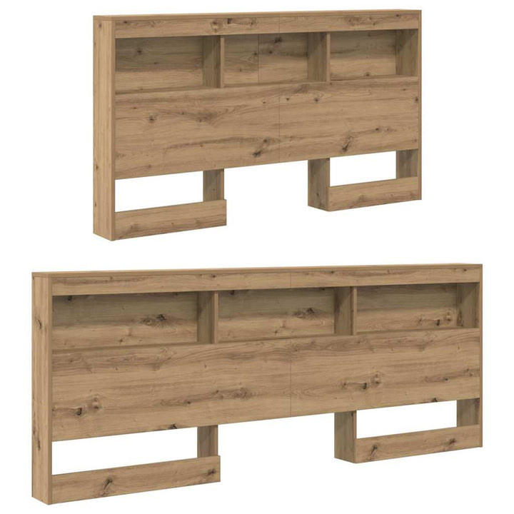 Opbevaringshovedgavl Artisan Egetræ 160 cm Konstrueret træ