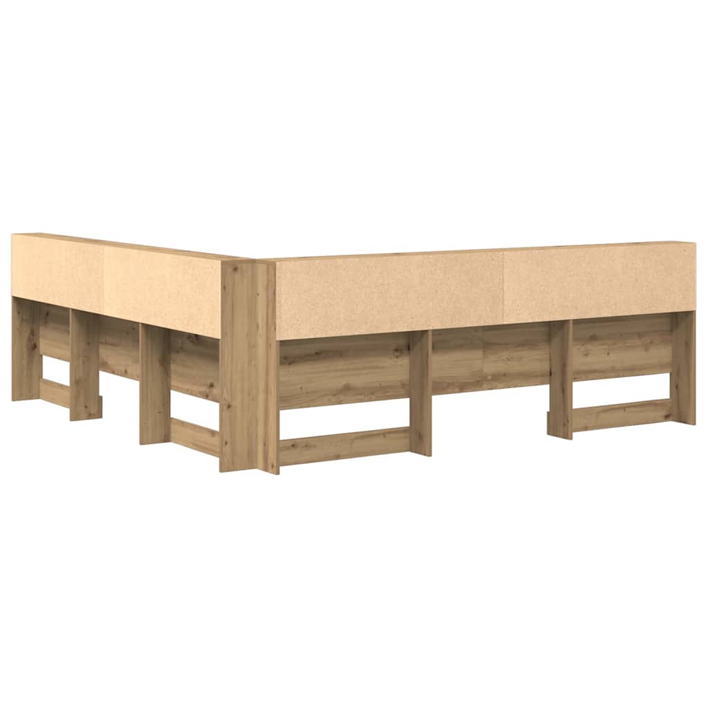 Opbevaringshovedgavl Artisan Egetræ Konstrueret træ