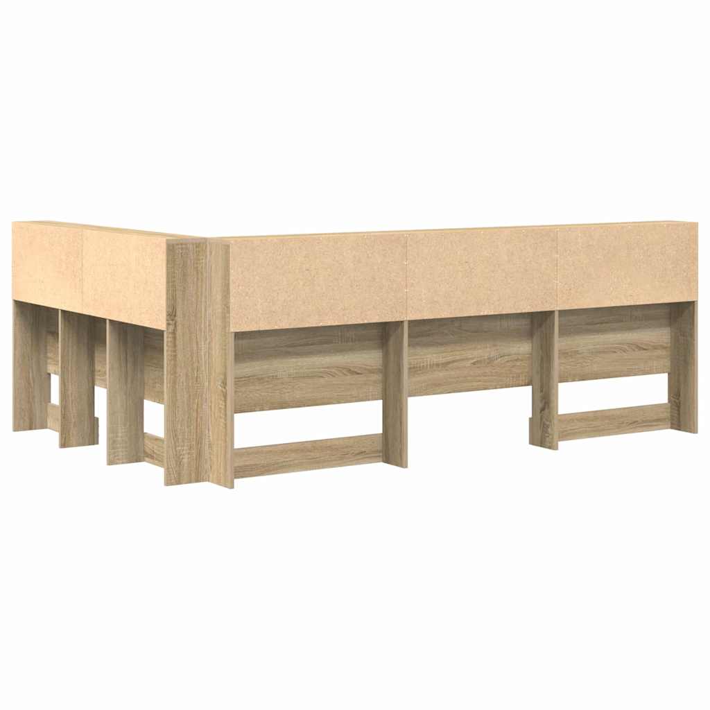 Opbevaringshovedgavl Sonoma eg 207,5 x 137,5 x 76,5 cm