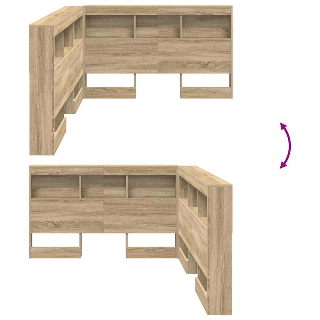 Opbevaringshovedgavl Sonoma eg 207,5 x 137,5 x 76,5 cm