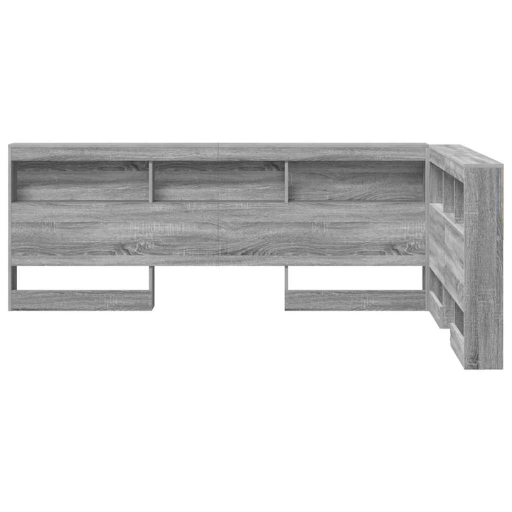 Opbevaringshovedgavl Grå Sonoma 207,5 x 137,5 x 76,5 cm
