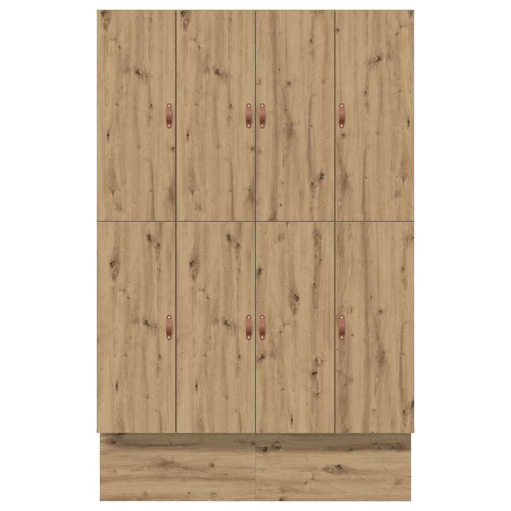 Seng med opbevaring Artisan Egetræ 150 cm Konstrueret træ