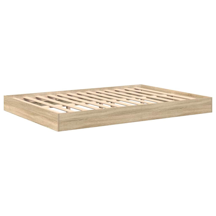 Bogreol Seng Sonoma-eg 160 x 200 cm Konstrueret træ