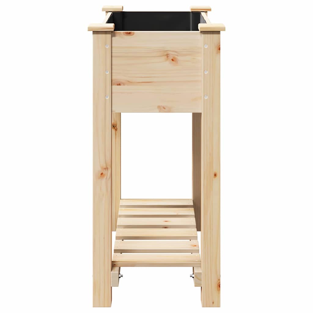 Have Blomsterkrukke Beige 71 x 37 x 76,5 cm Massivt Fyrretræ