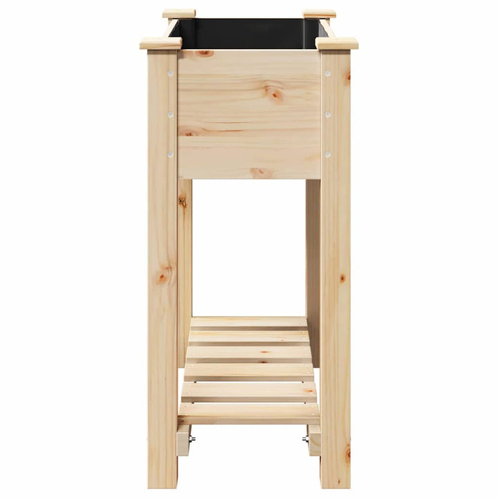 Have Blomsterkrukke Beige 71 x 37 x 76,5 cm Massivt Fyrretræ