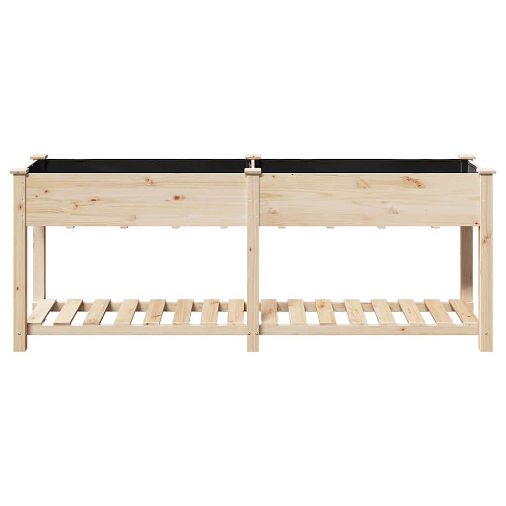 Have Blomsterkrukke Beige 203 x 53 x 76,5 cm Massivt Fyrretræ