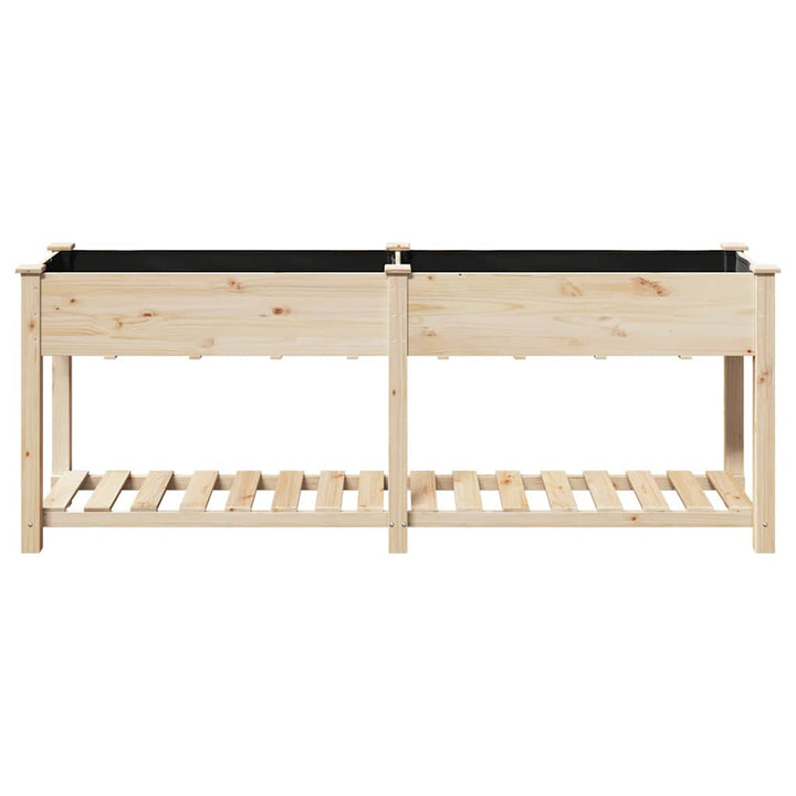 Have Blomsterkrukke Beige 203 x 53 x 76,5 cm Massivt Fyrretræ