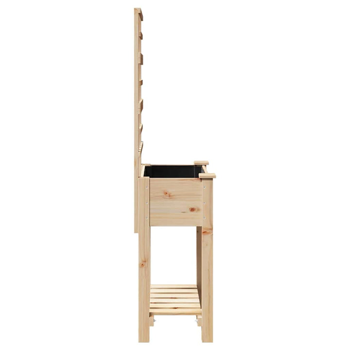 Have Blomsterkrukke Beige 71 x 38 x 152 cm Massivt Fyrretræ