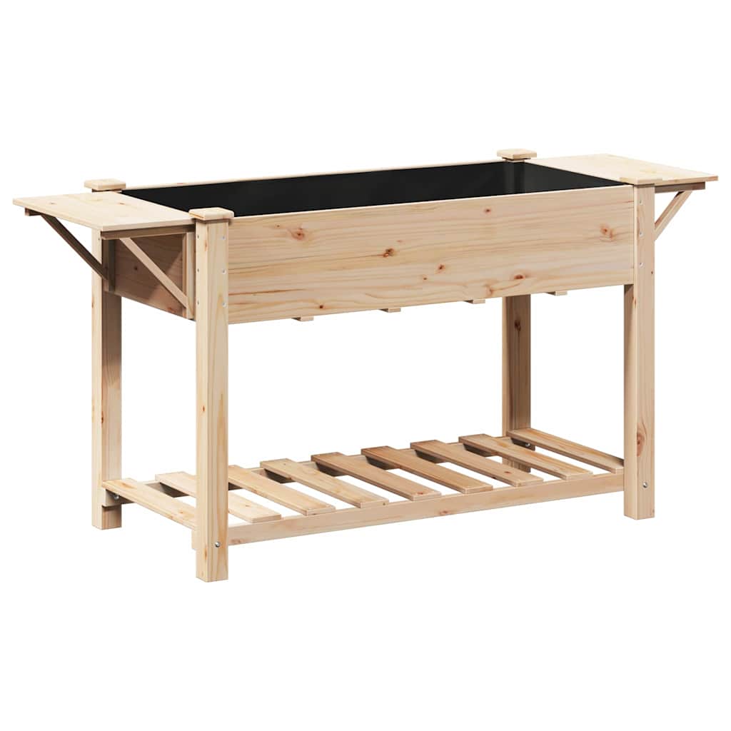 Have Blomsterkrukke Beige 155 x 59 x 76,5 cm Massivt Fyrretræ
