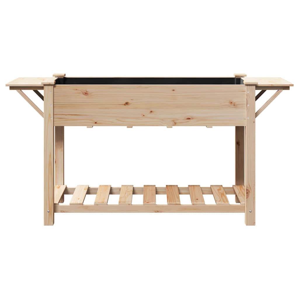 Have Blomsterkrukke Beige 155 x 59 x 76,5 cm Massivt Fyrretræ