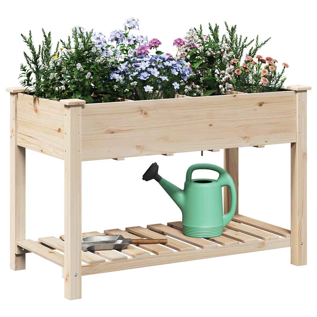 Have Blomsterkrukke Beige 115 x 59 x 76,5 cm Massivt Fyrretræ